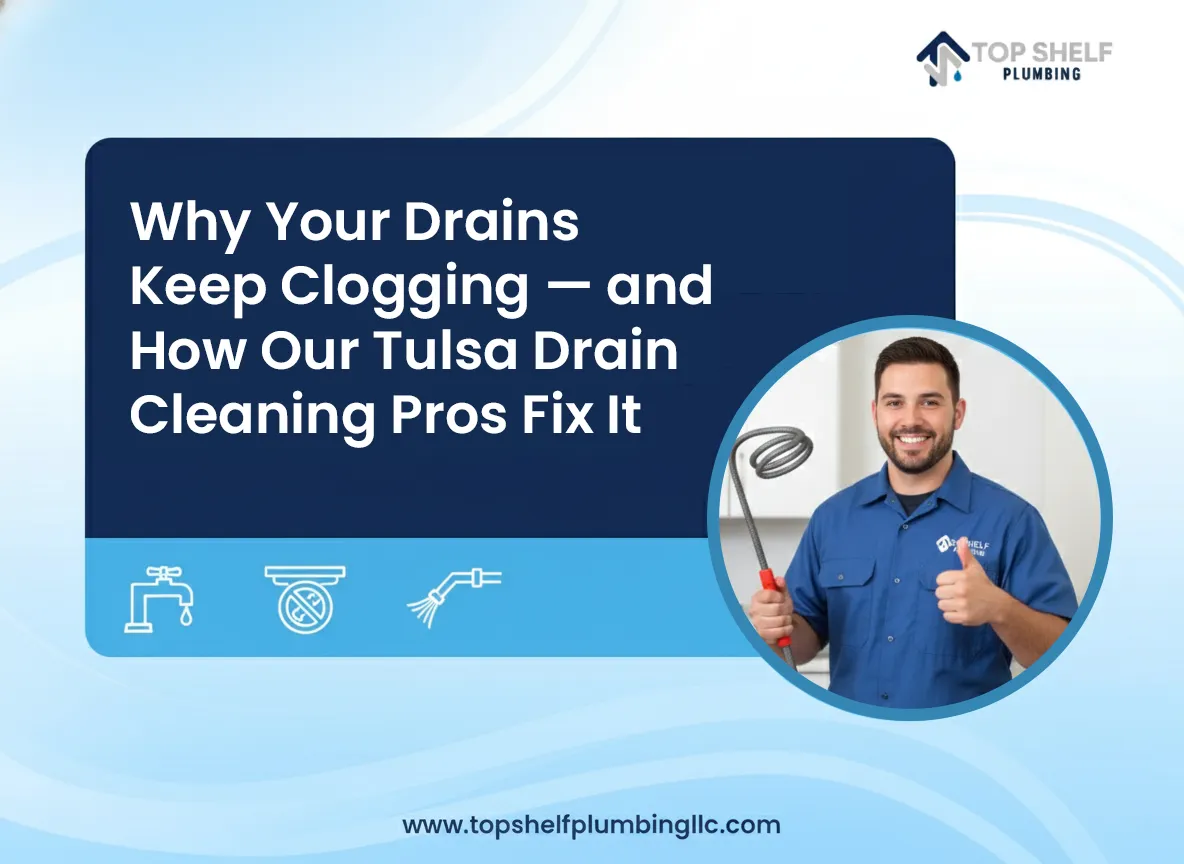 Why Your Drains Keep Clogging — and How Our Tulsa Drain Cleaning Pros Fix It for Good