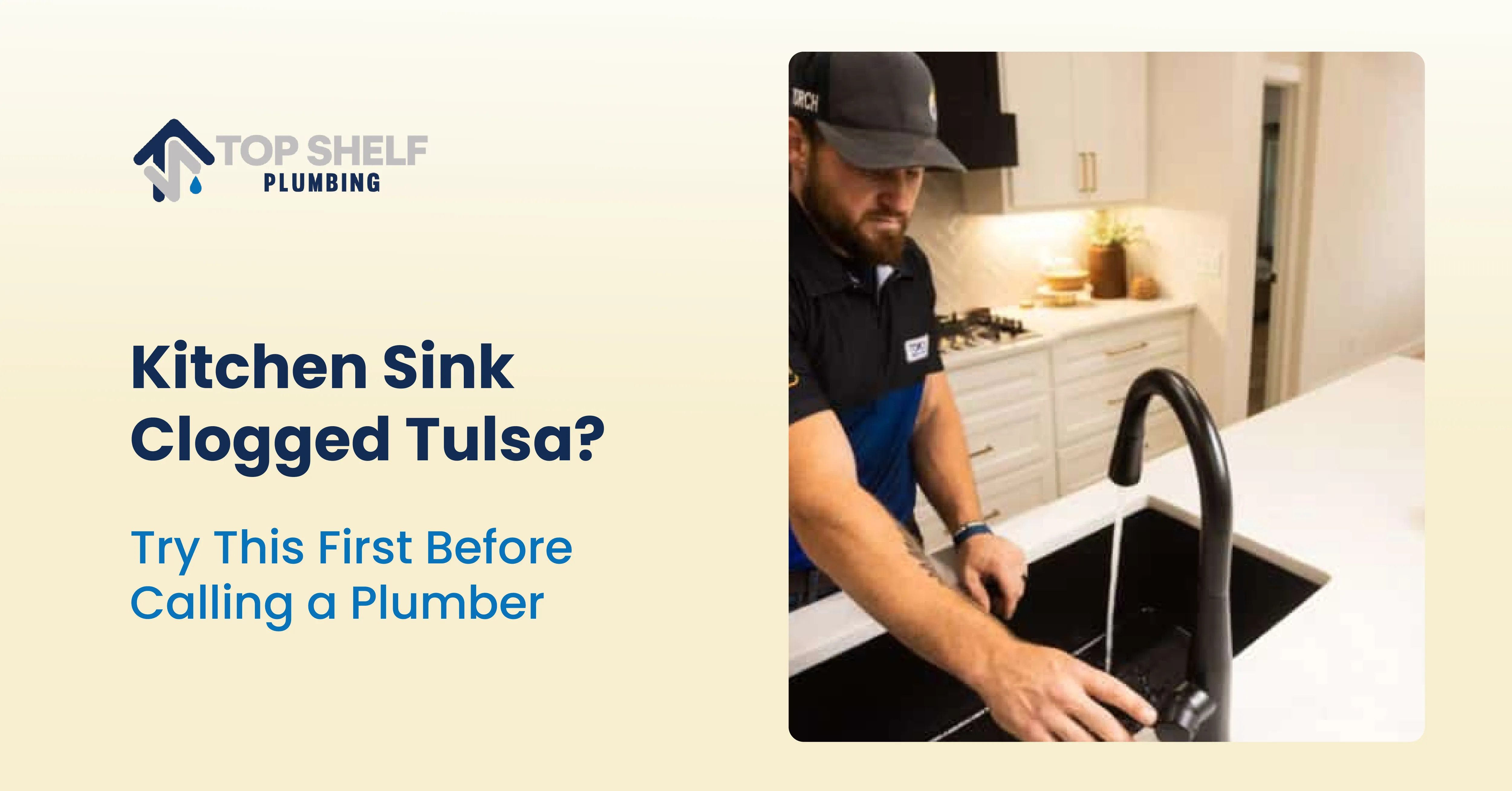 Kitchen Sink Clogged Tulsa? Try This First Before Calling a Plumber