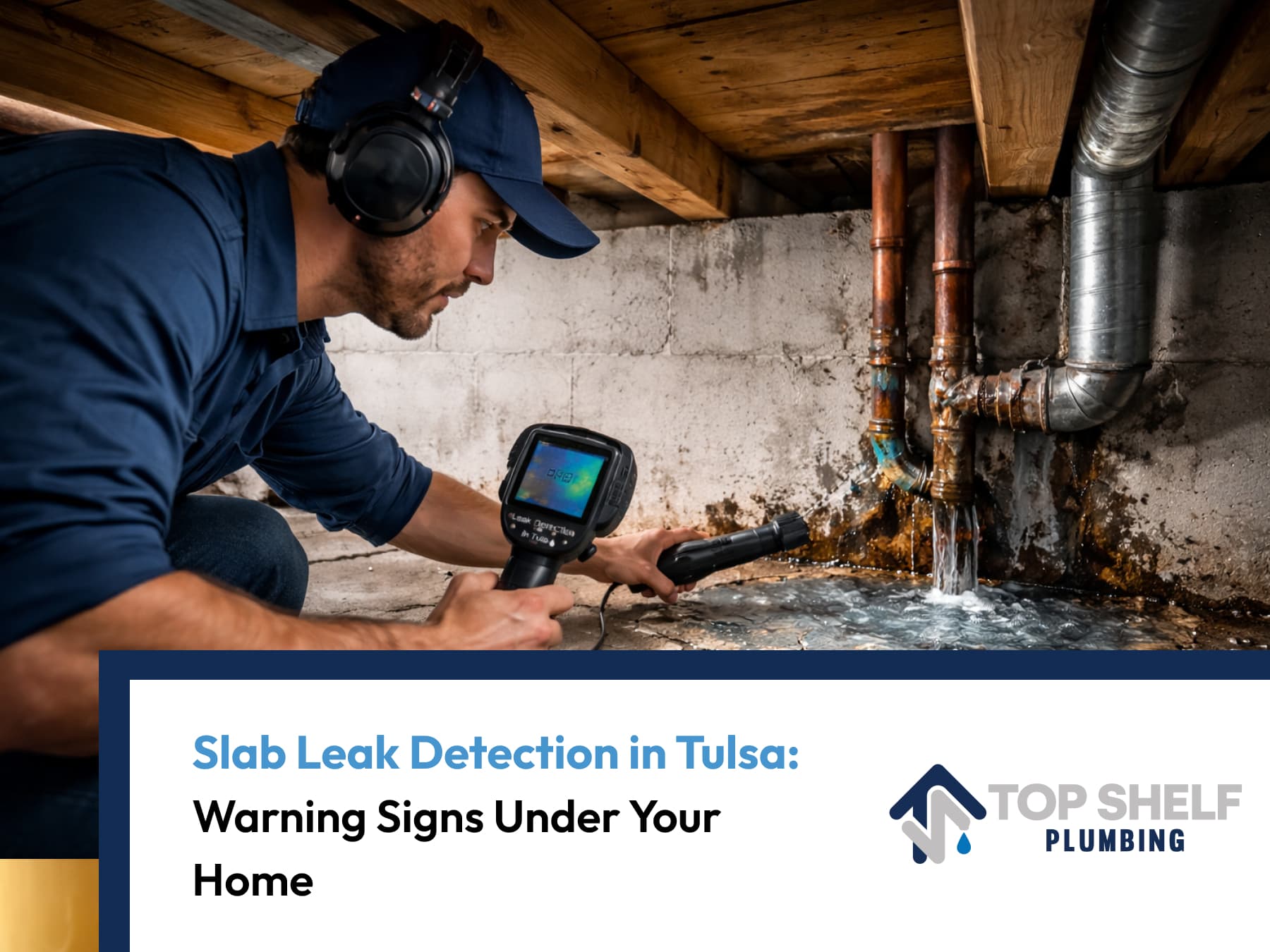 Slab Leak Detection in Tulsa: Warning Signs Under Your Home