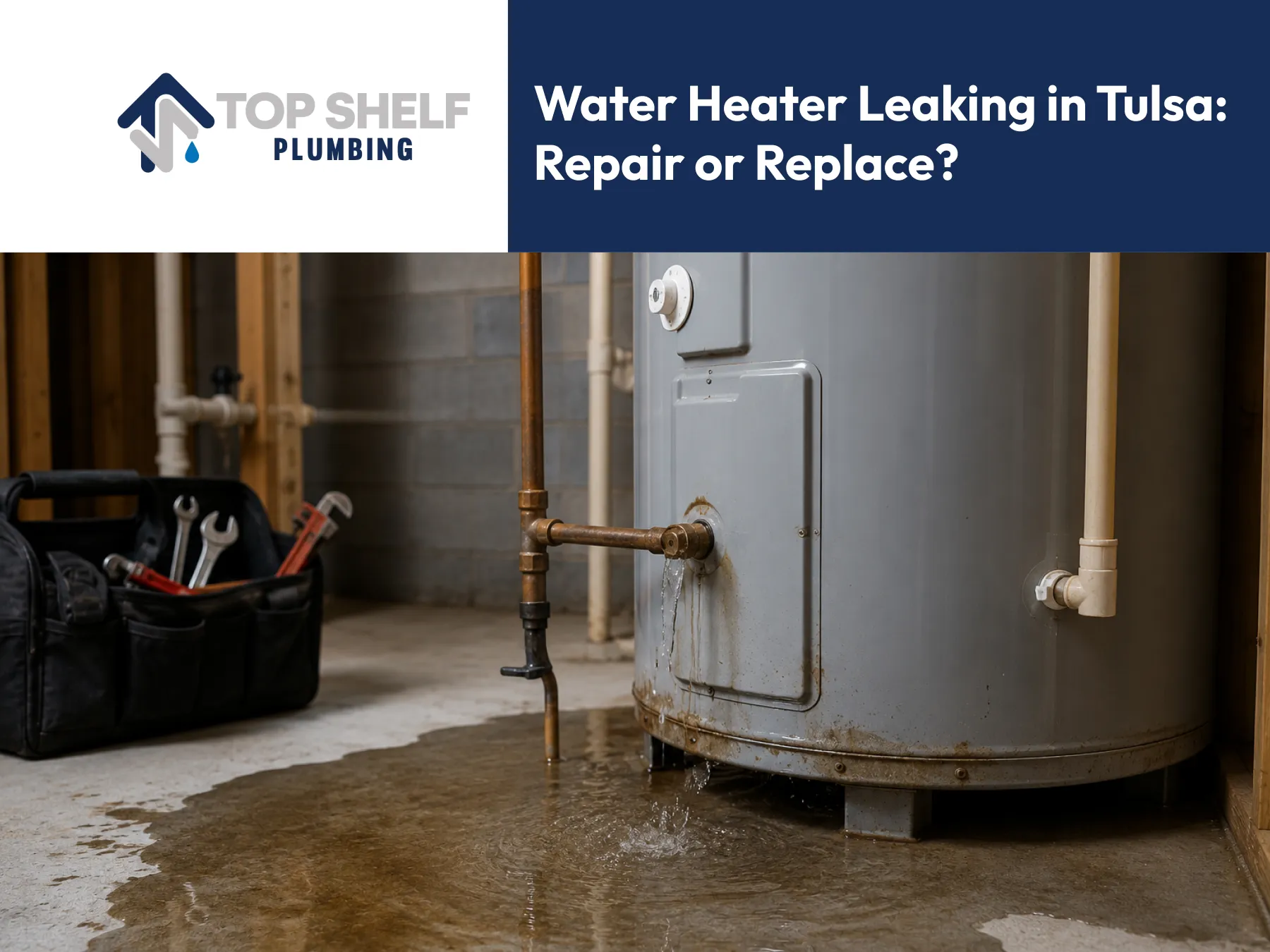 Water Heater Leaking in Tulsa: Should You Repair or Replace It? Water Heater Leaking in Tulsa: Should You Repair or Replace It?
